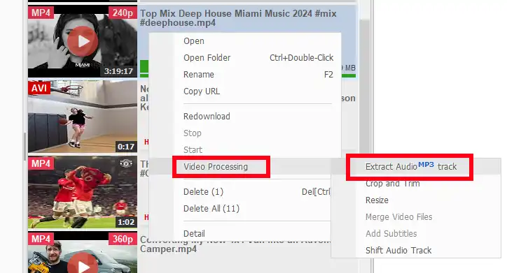 VCap Downloader (VCapDL) capture MP3 audio file